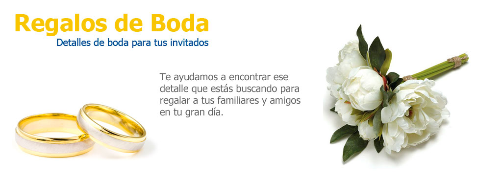 Regalos de boda