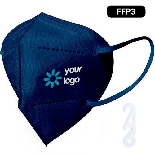 Máscara FFP3 azul. regalos promocionales