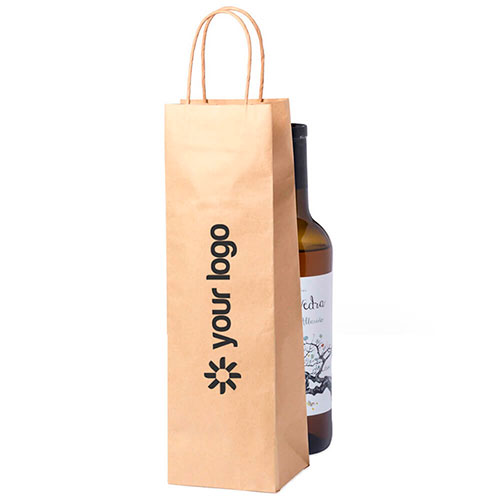 Bottle paper bag. regalos promocionales