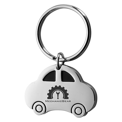 Car shaped metal key holder. regalos promocionales