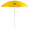 Sombrilla de playa para publicidad Fazzin amarillo