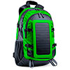 Grün Laptop Rucksack Solar-Ladegerät Lampen