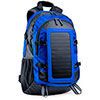 Blau Laptop Rucksack Solar-Ladegerät Lampen