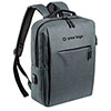 Gray Laptop and tablet backpack Finam