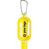 Yellow Hand sanitizer 30ml with carabiner