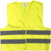 Yellow Promotional safety jacket for children