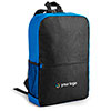 Blue Brazzaville Laptop backpack