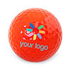 Bola de golf personalizable rojo