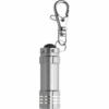 Silver Pocket torch with key-ring boles
