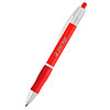 Bolígrafo con puntera antideslizante Slim rojo