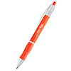 Bolígrafo con puntera antideslizante Slim naranja