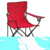 Chaise camping Easygo rouge