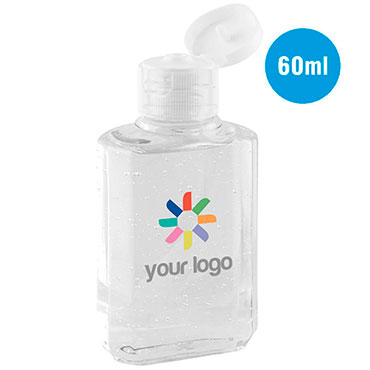 Gel desinfectante mãos 60ml personalizado