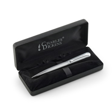 Esferográfica de metal com mecanismo ...