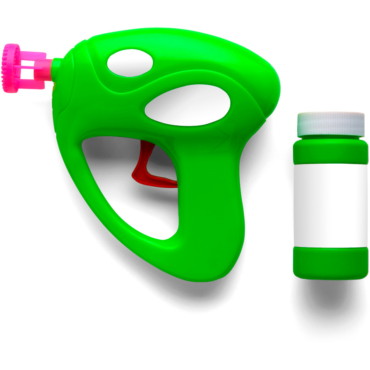 Jogo de bolinhas de sabão com 100 ml