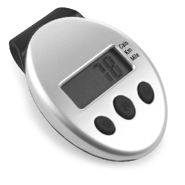 Podómetro com clipe de plástico. 1 pi...