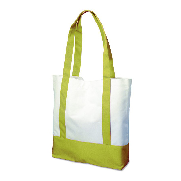 Saco bicolor de poliéster 600D com fe...