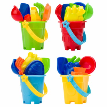 Set de praia infantil em 4 cores diferentes