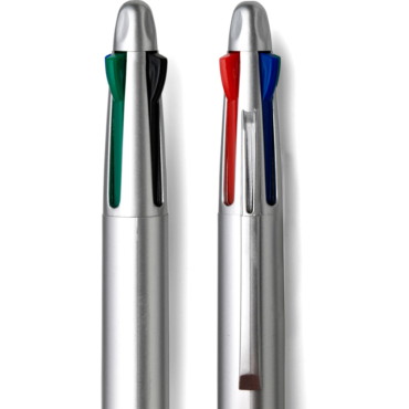 Esferográfica de plástico com anti-de...