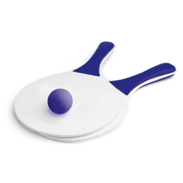 Conjunto de raquetes de praia em madeira