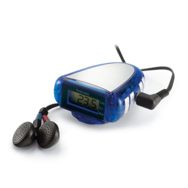 Pedómetro com radio FM Faser