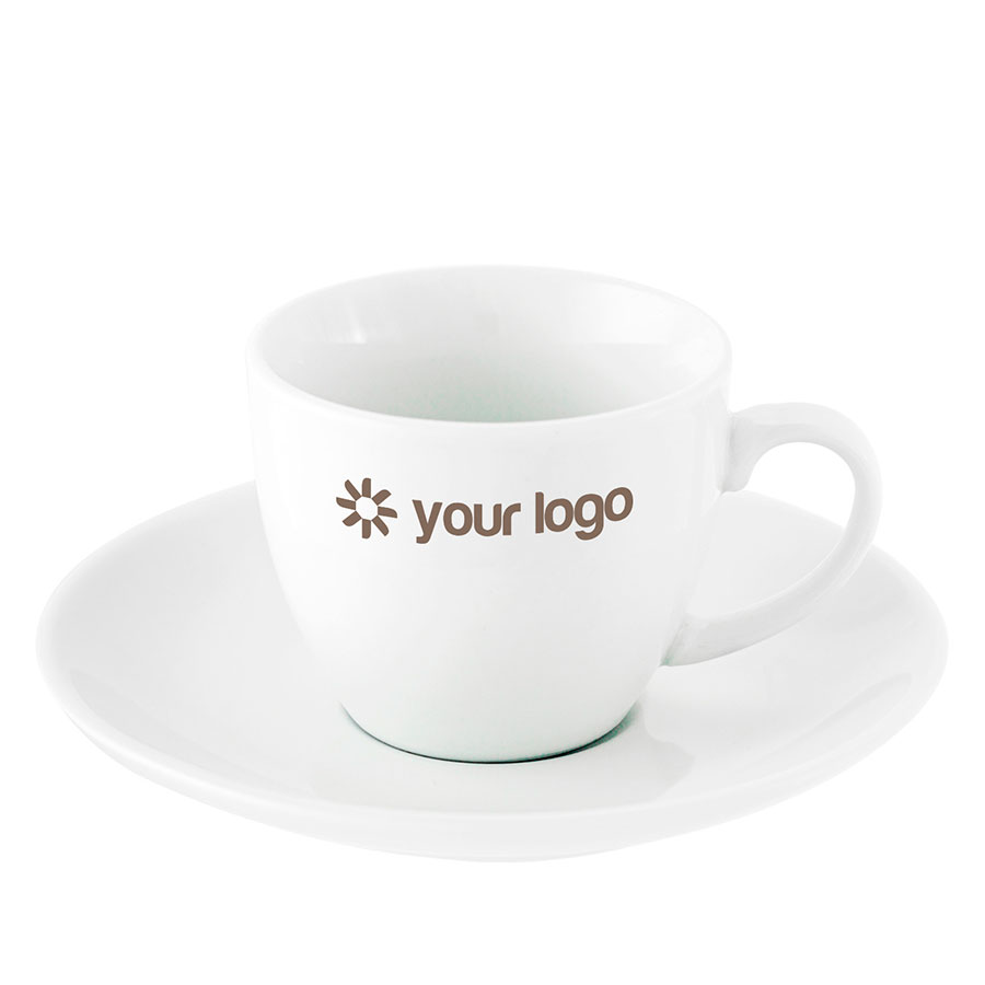 taza de 100 ml con plato de cerámica www regaloempresas com agendas 2020 gratis